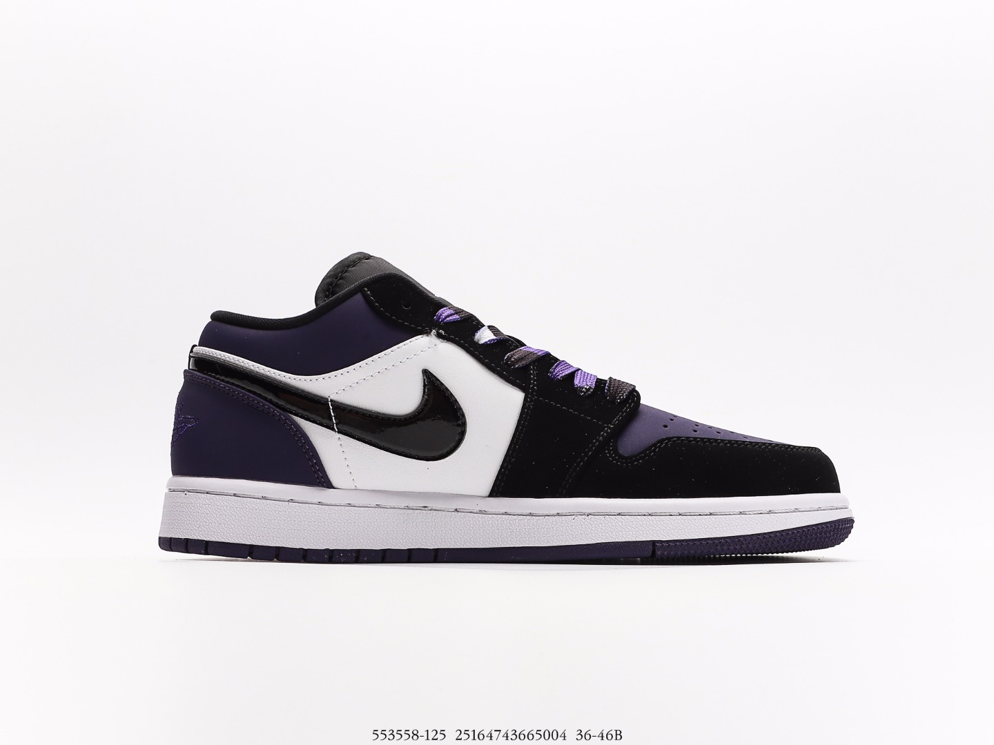 Nike Air Jordan 1 Low“Court Purple”553558-125