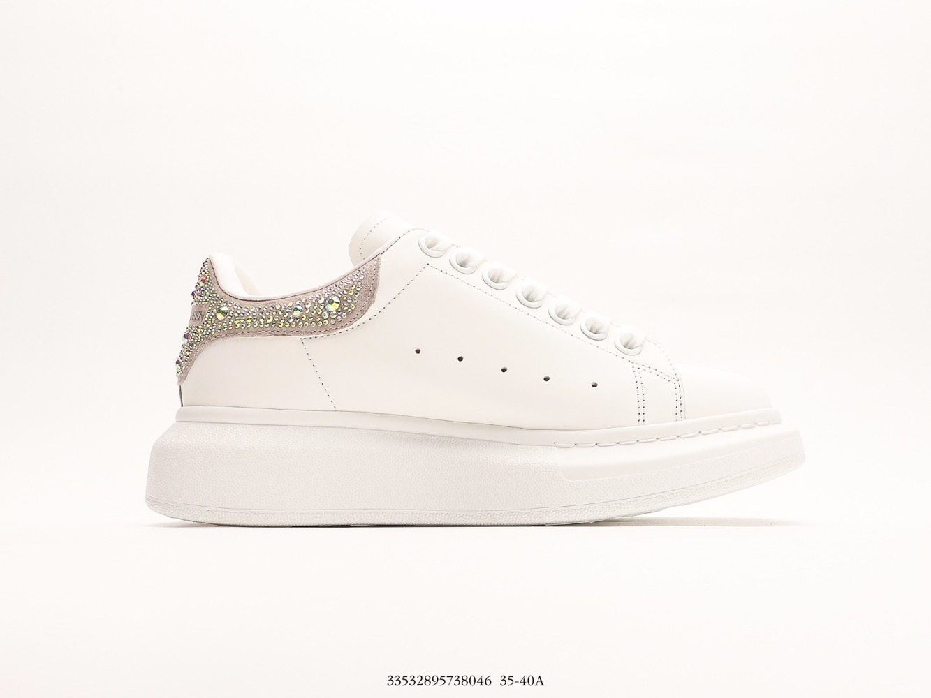 Alexander McQueen Sole Leather Sneakers_Size_35 36 37 38 39 40_
