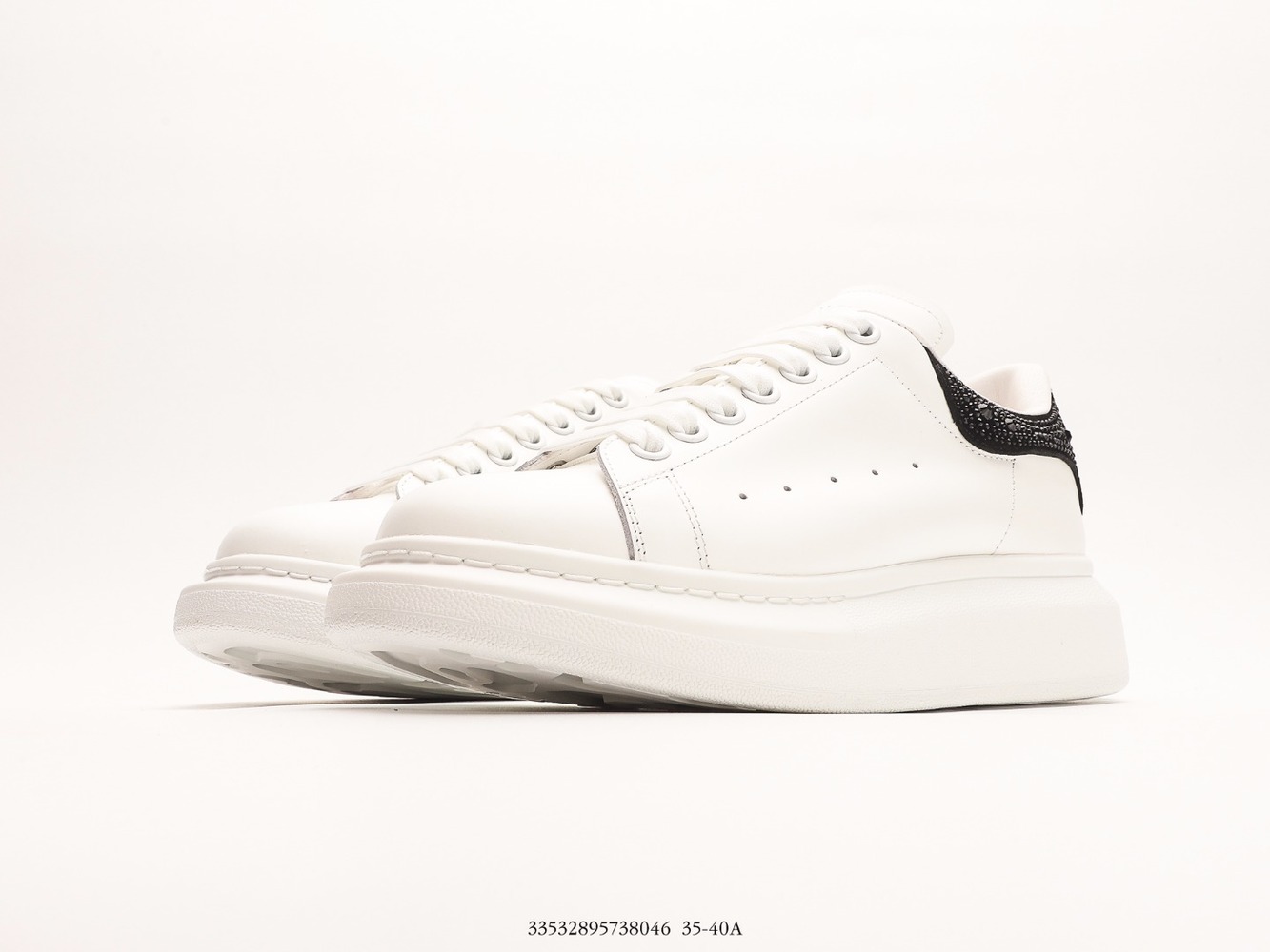 Alexander McQueen Solado de couro Sneakers_Size_35 36 37 38 39 40_