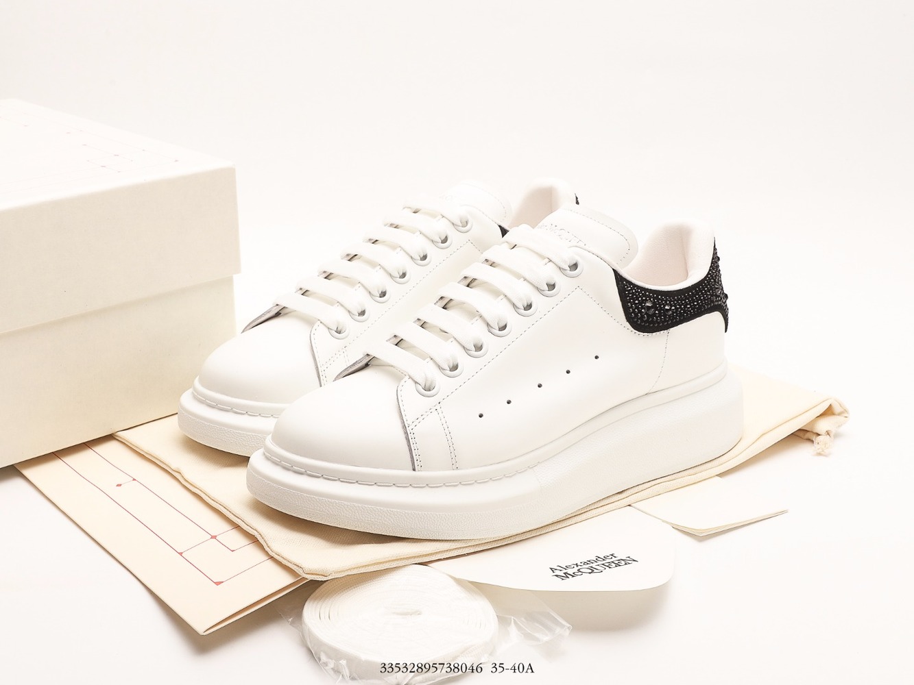 Alexander McQueen Sole Leather Sneakers_Size_35 36 37 38 39 40_